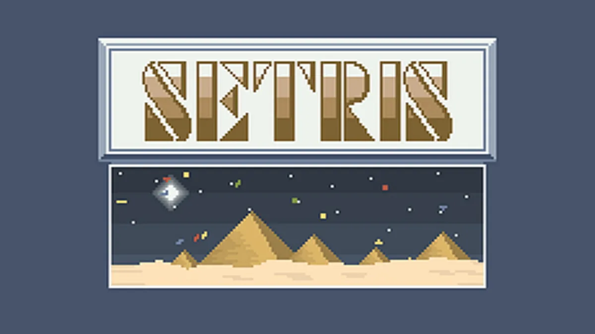 Setris - Tetris with Sand Physics